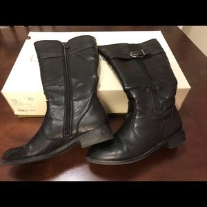 Black below the knee Lauren Conrad boots size 7.5